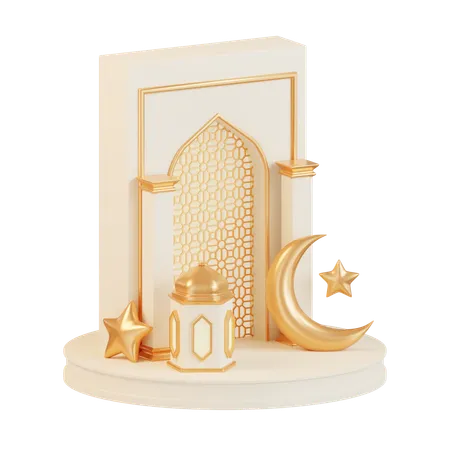 Eid pódio  3D Icon