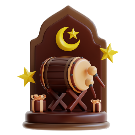 Eid Podium  3D Icon