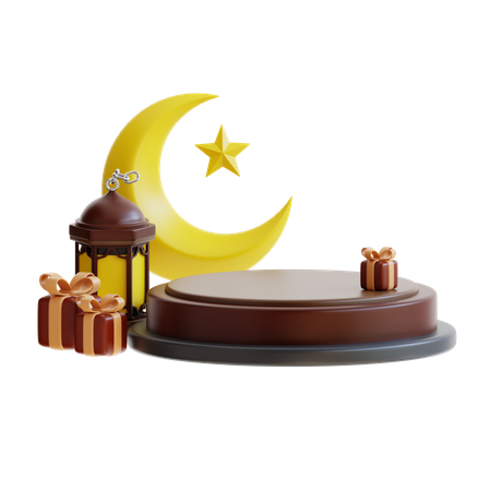 Eid Podium  3D Icon