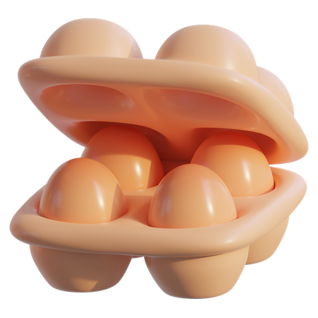 Eier  3D Icon