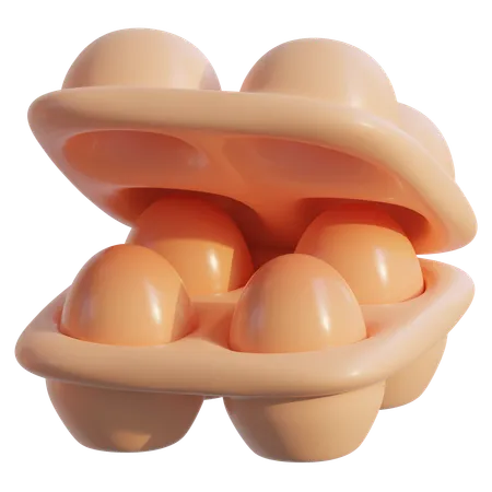 Eier  3D Icon