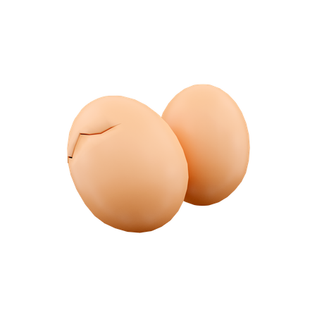 Eier  3D Icon