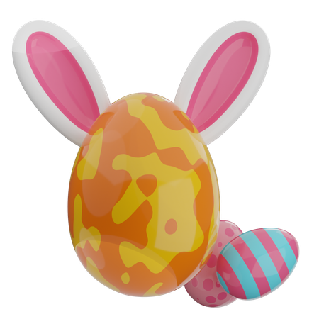 Eierhase  3D Icon