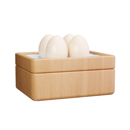 Eier-Box  3D Icon