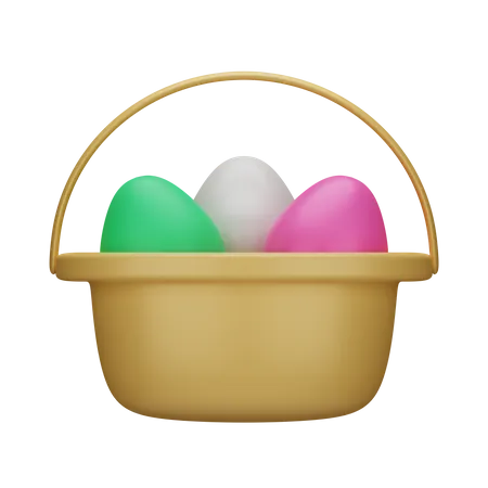 Eierkorb  3D Icon