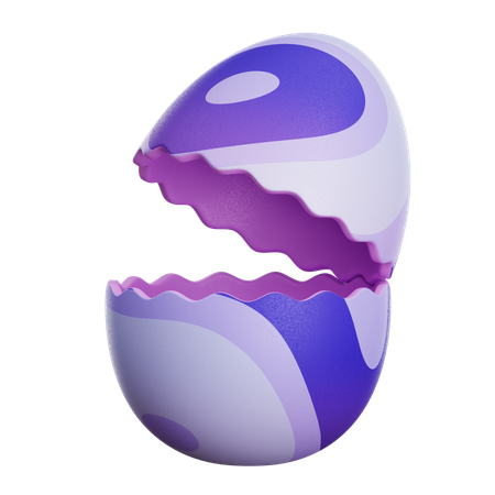 Eierschale  3D Icon