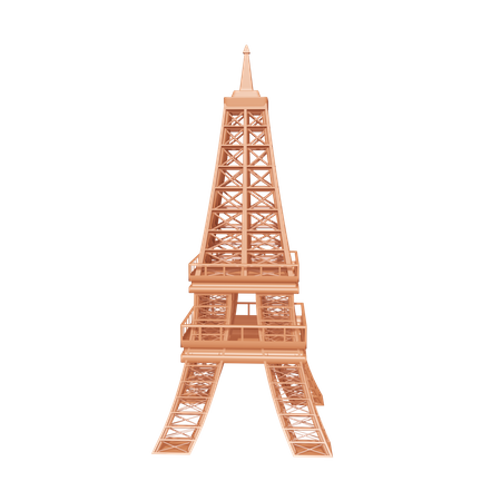 Eiffel Tower  3D Icon