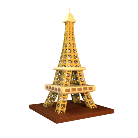 Eiffel Tower  3D Icon