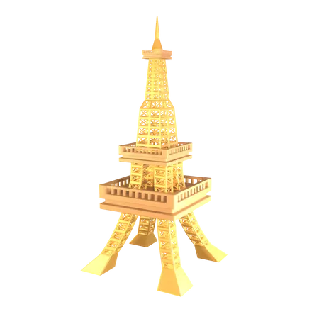 Eiffel Tower  3D Icon