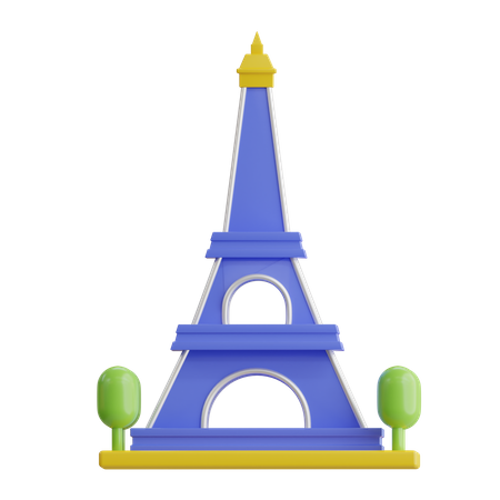 Eiffel Tower  3D Icon