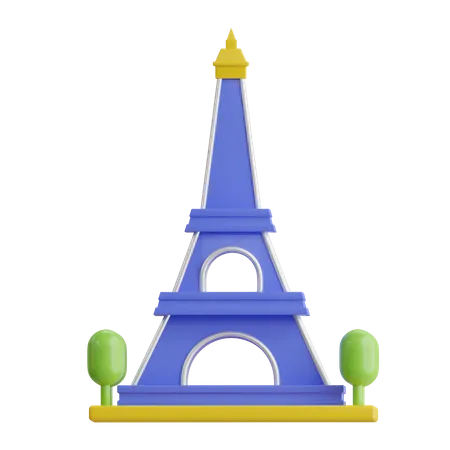 Eiffel Tower  3D Icon