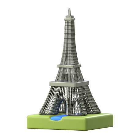 Eiffel Tower  3D Icon