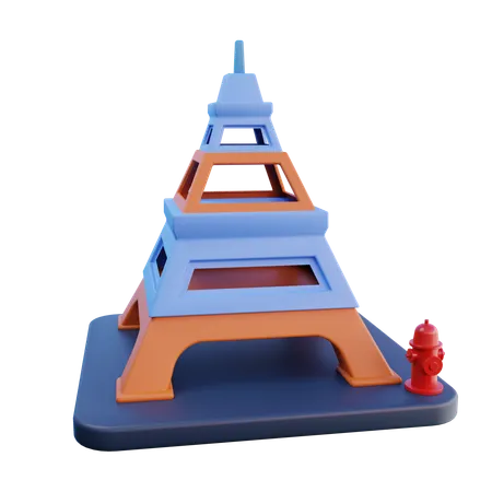 Eiffelturm  3D Icon