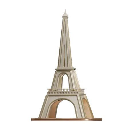 Eiffelturm  3D Illustration