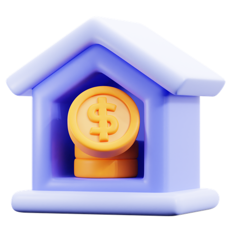 Wohnungsbaudarlehen  3D Icon