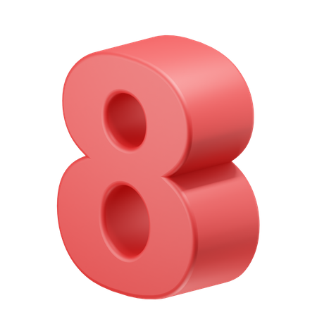 Eight  3D Icon