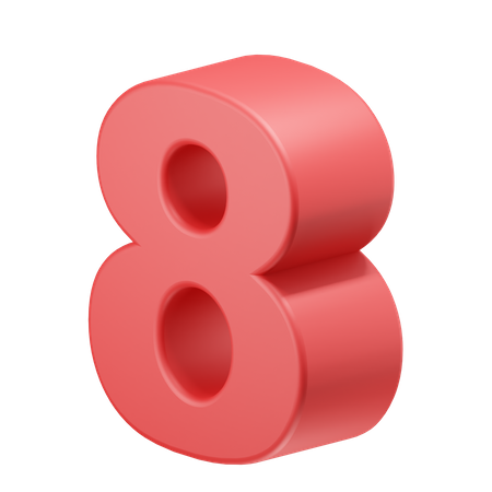 Eight  3D Icon