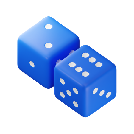 Eight Dice  3D Icon