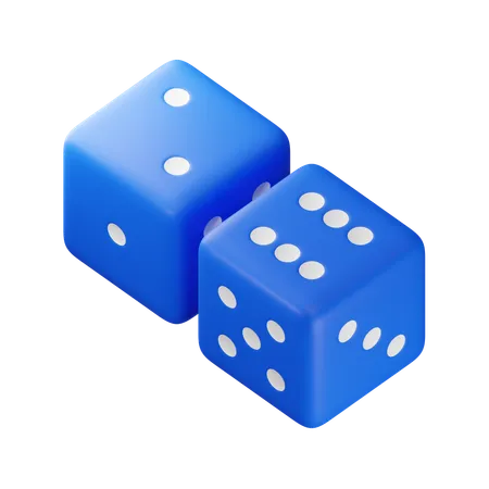 Eight Dice  3D Icon