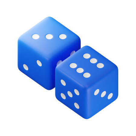 Eight Dice  3D Icon