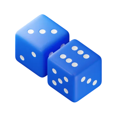 Eight Dice  3D Icon