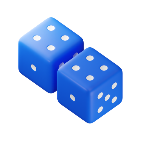 Eight Dice  3D Icon