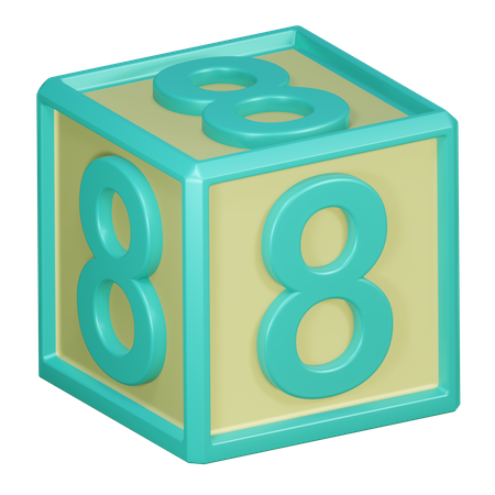 Eight Number  3D Icon