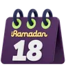 Eighteenth Day Of Ramadan Calendar Ramadan Celebration