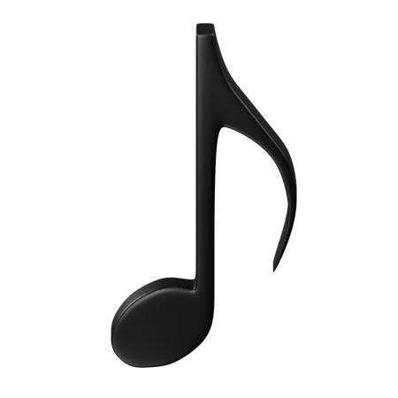 Eighth Note  3D Icon