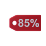 graphics of eighty five percent
