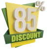 Eighty Five Percent Discount