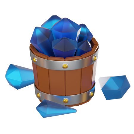 Eimer  3D Icon