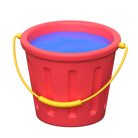 Eimer Wasser  3D Icon
