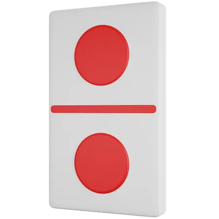 Ein-Augen-Domino  3D Icon