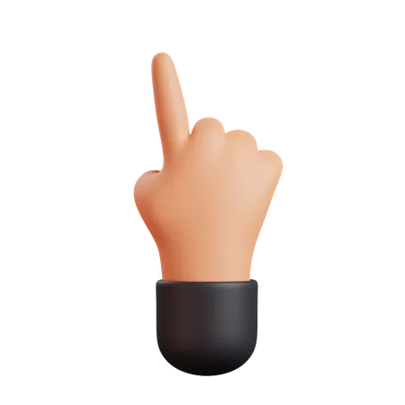 Ein-Finger-Handbewegung  3D Icon