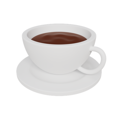 Eine Tasse Kaffee  3D Icon