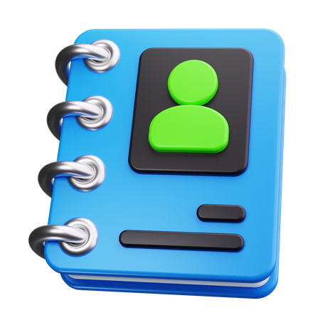 Einfacher Notizblock  3D Icon