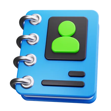 Einfacher Notizblock  3D Icon