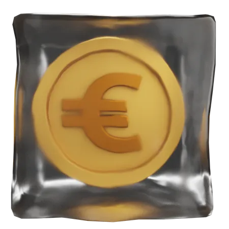 Frozen Asset Euro  3D Icon