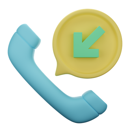 Eingehender Anruf  3D Icon