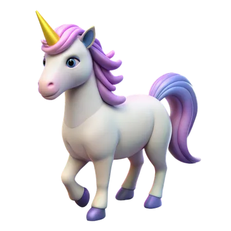 Einhorn  3D Icon