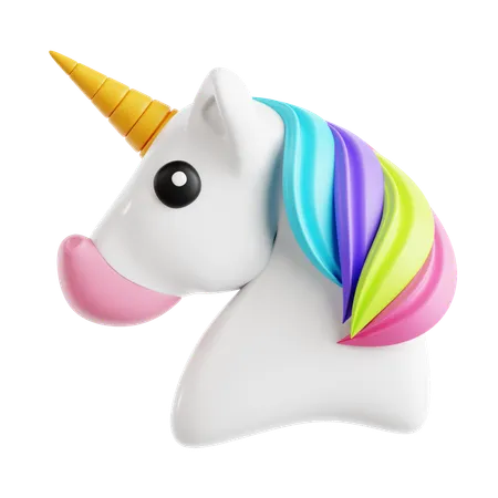 Einhorn  3D Icon