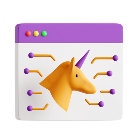 Einhorn  3D Icon