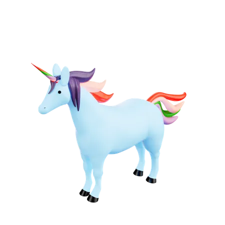 Einhorn  3D Illustration