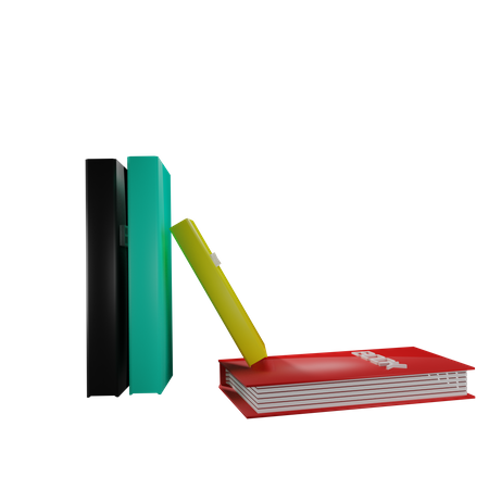 Einige Bücher  3D Icon