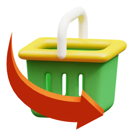 Einkaufen  3D Icon