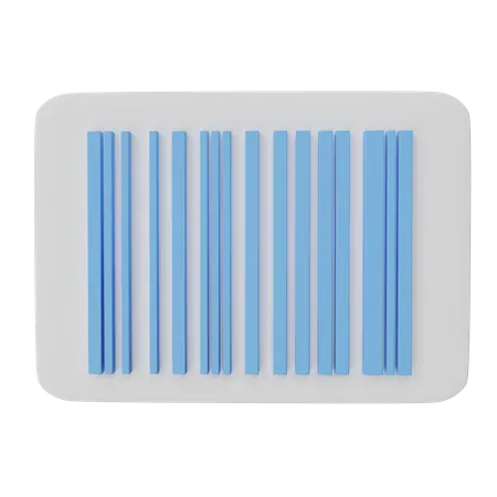 Einkaufs-Barcode  3D Illustration