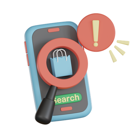 Einkaufsalarm  3D Icon