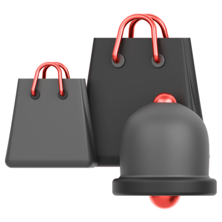 Einkaufsalarm  3D Icon