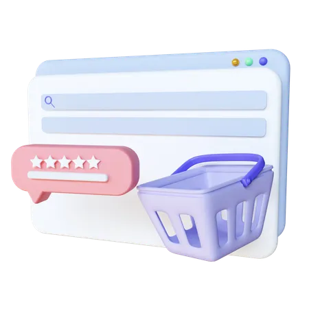 Einkaufsfeedback  3D Icon